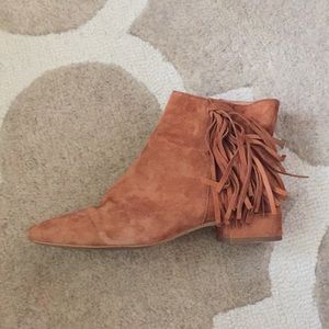 Free People fringe booties